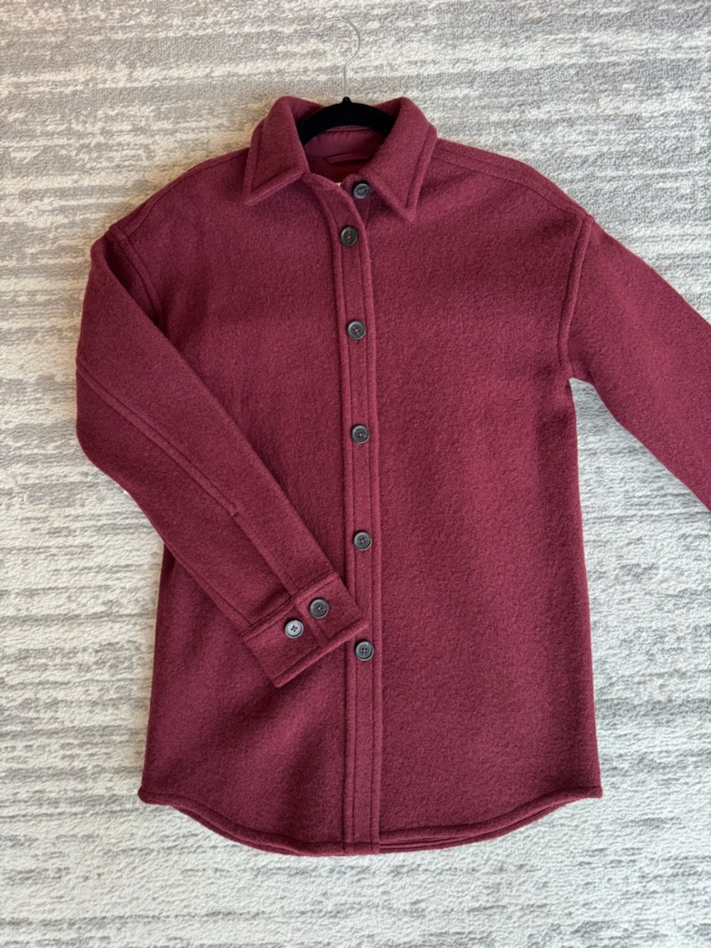 BNWT Aritzia Babaton Pelli Coat Burgundy XXS